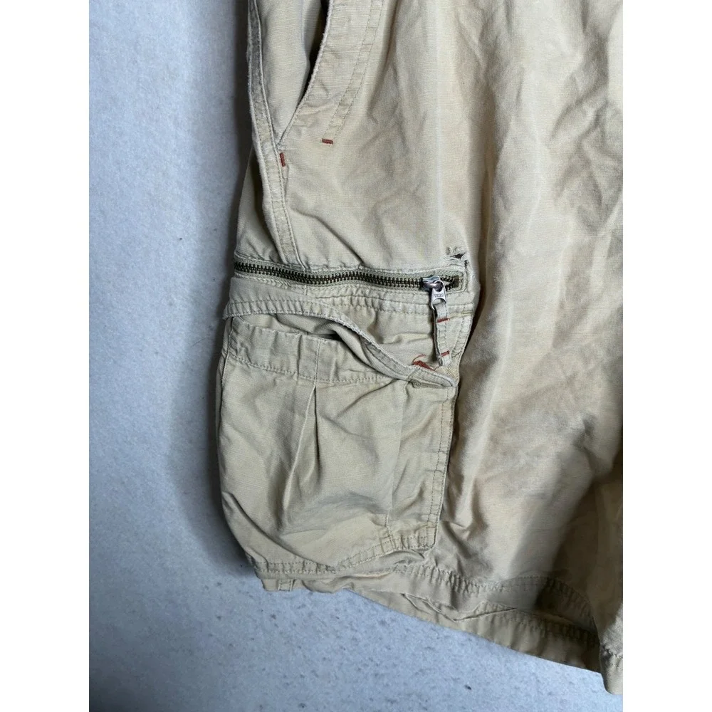 Columbia Mens Tan Cotton Cargo Shorts Size 40 Hiking Outdoor Khaki 0108 AM 4473